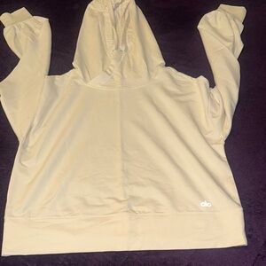 ALO Yoga Women's Off-White Hoodie